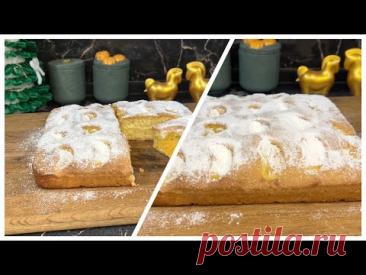 Пирог с мандаринами, простой рецепт