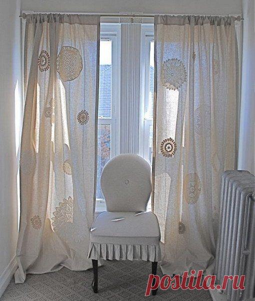 Вязаное кружево в интерьере - Ярмарка Мастеров - ручная работа, handmade