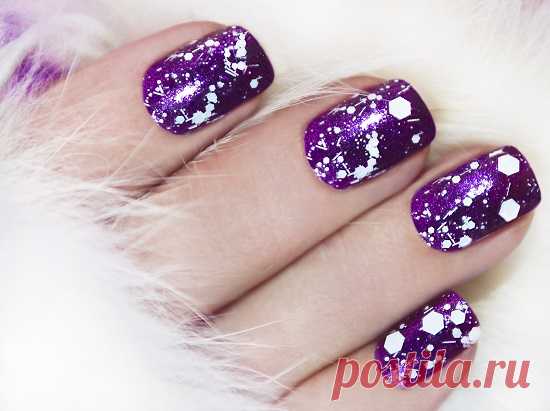 Маникюр с глиттером: более 50 идеи и фото модного nail-art с блестками