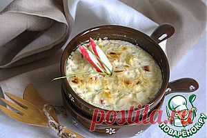 Крабовое суфле с рикоттой, хреном и миндалем - кулинарный рецепт