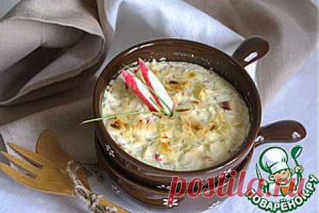 Крабовое суфле с рикоттой, хреном и миндалем - кулинарный рецепт