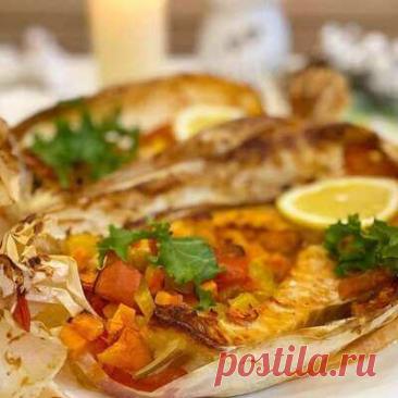 Форель с овощами рецепт приготовления блюда занимает 50 мин времени