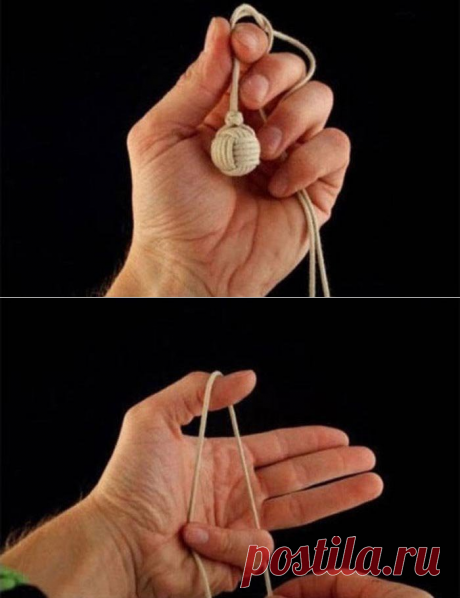 Мастер-класс по завязыванию узла «обезьяний кулак»