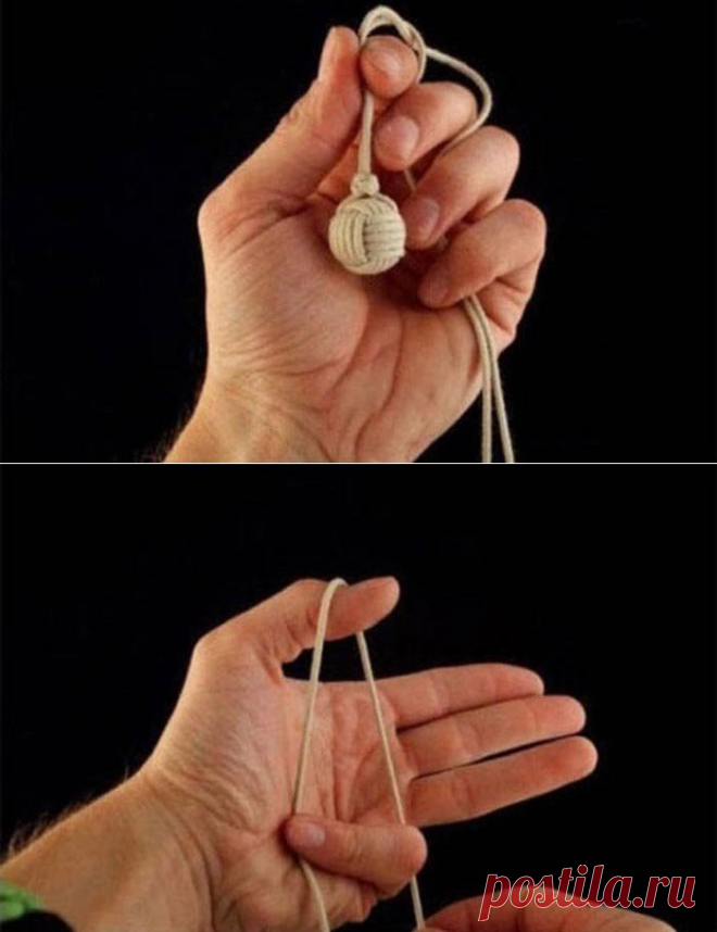 Мастер-класс по завязыванию узла «обезьяний кулак»