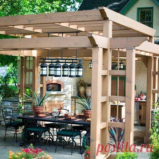 Пергола для дачи
