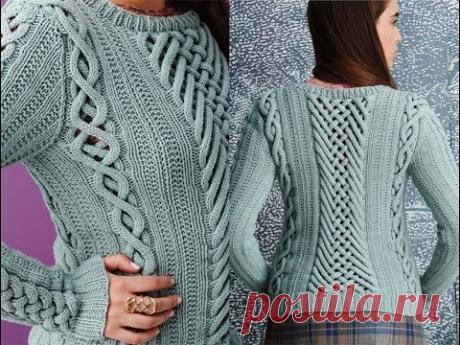 Vogue Knitting Fall 2014 #8 Fretwork Pullover