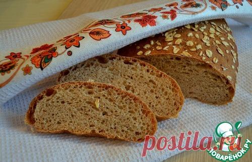 Хлеб с овсяными хлопьями - кулинарный рецепт
