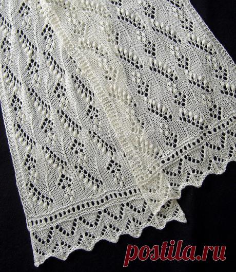 Ravelry: Lily de model Valley Esarfe de Nancy Bush