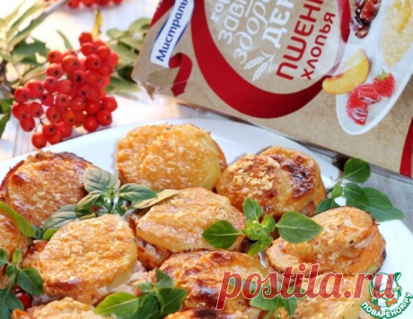 Картофельные стожки с сыром и окороком – кулинарный рецепт