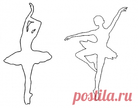 Легкие и воздушные балерины из бумаги снежинки