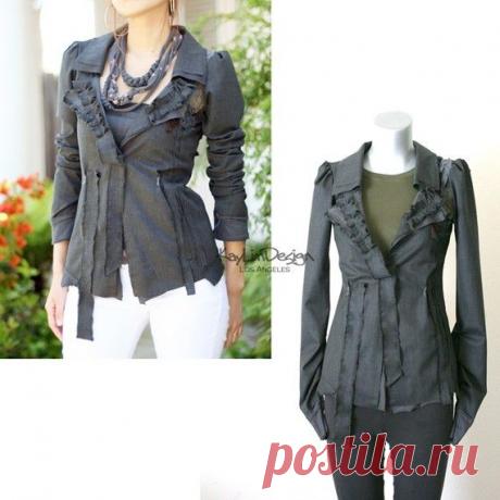 Комбинированное вязание и декор футболок / Худи, свитшоты и толстовки: идеи декора /