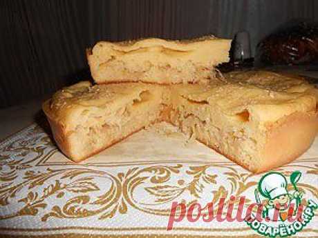 Заливной капустный пирог - кулинарный рецепт