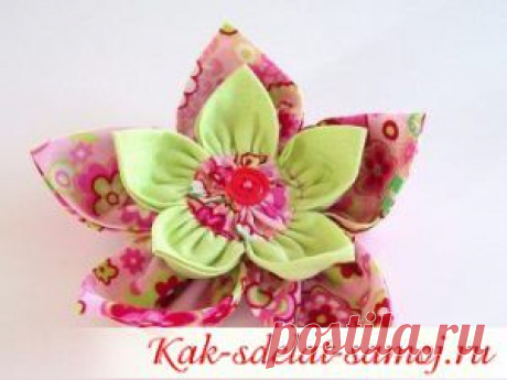 Как сделать цветы из ткани: мастер-класс | Как сделать самой