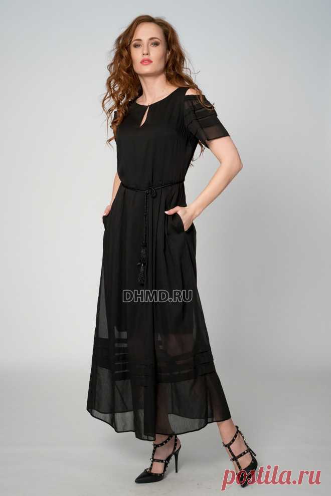 PAOLA COLLECTION / Платье PAOLA 6014/01 цвет черный. Купить на сайте. Доставка в Москва, Питер и другие города России. Цвет ‒ черный ★ размер ‒ 38