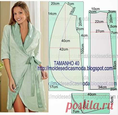Новости  Как сшить халатик
