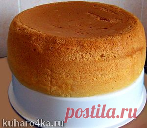Хозяюшка. Кушать подано! - Простой бисквит в мультиварке