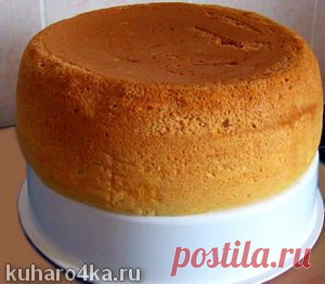 Хозяюшка. Кушать подано! - Простой бисквит в мультиварке