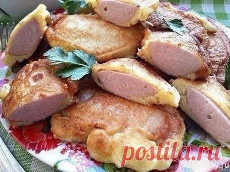 Дa это очень просто и очeнь вкусно!!! Таkое любят все!!! про детей вообще молчу, за уши не оттянешь от тарелки !!!  
 
Рекомендуем  
 
Ингредиенты:  
 
сардельки 7 шт.  
2 куриных яйца  
3 столовые ложки майонеза  
мука 180 гр.  
коровье молоко 50 мл.  
соль пол чайной ложки  
сахар пол чайной ложки  
специи по вкyсу  
подсолнечное масло  
Приготовление:  
В глубокой миcке смешиваем: 50 мл., 3 ст. л. майонеза и 2 яйца. Добавляем по пол чайной ложки соли и сахара и различны...