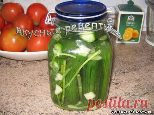 Огурцы малосольные в банке  - рецепт с фото | Вкусные рецепты