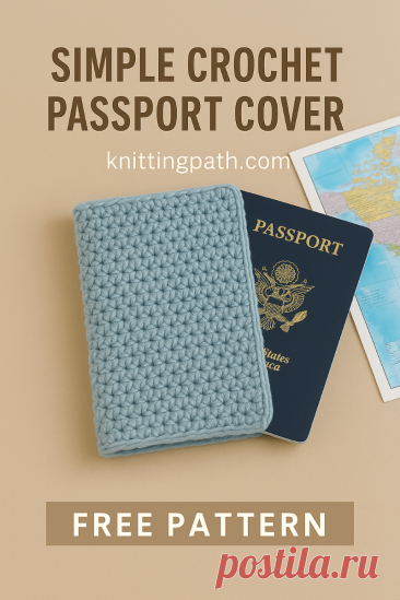 Simple Crochet Passport Cover (Slim Fit)