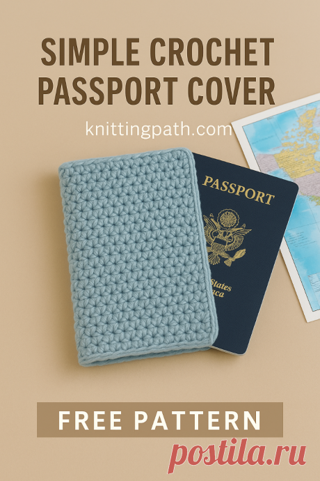 Simple Crochet Passport Cover (Slim Fit)