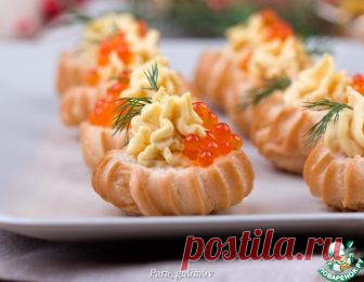 Профитроли с яичным кремом – кулинарный рецепт