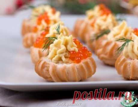 Профитроли с яичным кремом – кулинарный рецепт