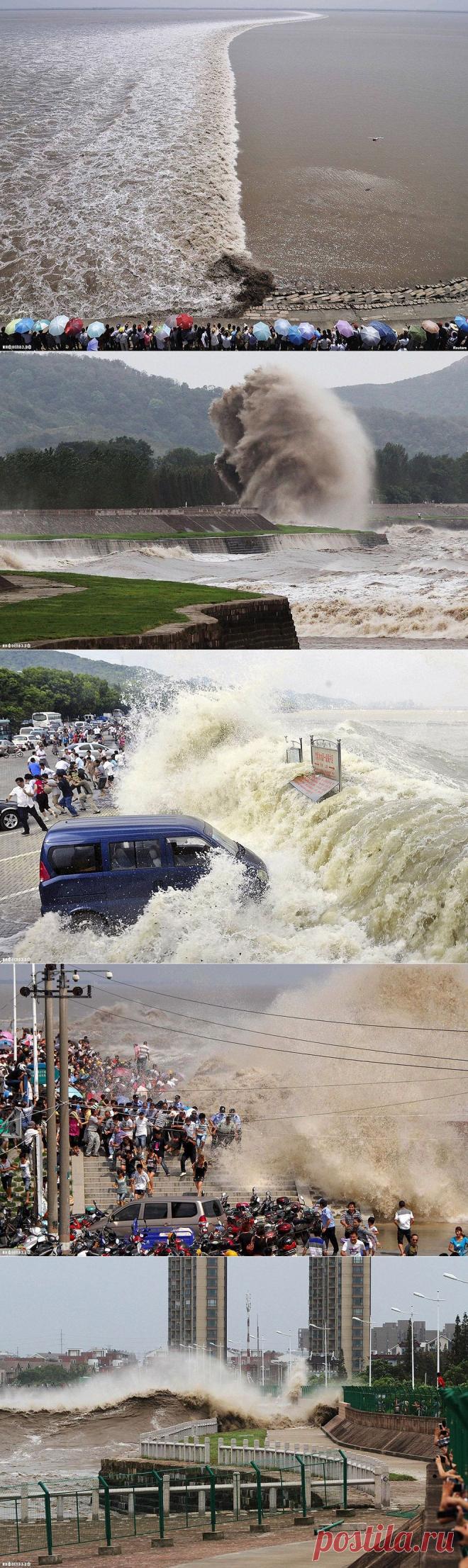 Уникальная приливная волна