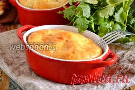 Заливной пирог с грибами