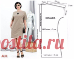 Выкройка-шаблон платья на все размеры...