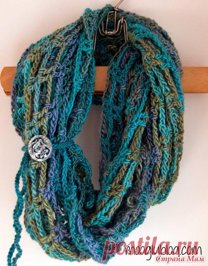 Эффектный шарф - простейшее исполнение