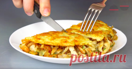 Драники с курицей. Необычный рецепт