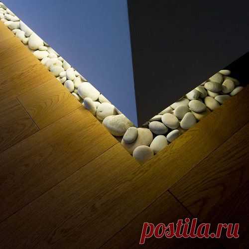 Нестандартный прием: галька в интерьере - Ремонт и дизайн