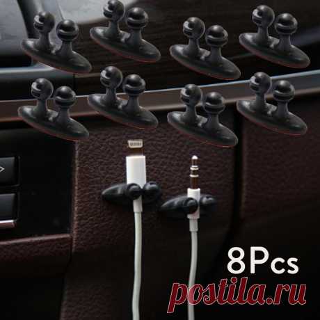 8 шт. автомобильный зажим для проводов наклейки для Renault 2 кнопки Clio Scenic Megane 2 Duster Sandero Captur Twingo аксессуары modus|Орнаменты| | АлиЭкспресс