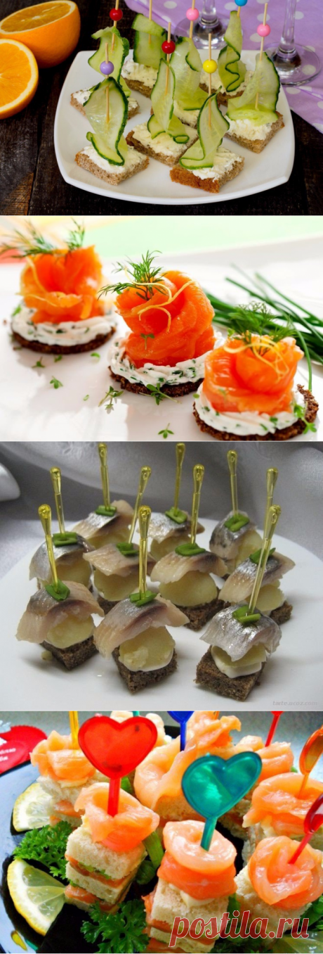 Какой же Новый Год без канапе: Топ -10 оригинальных идей!