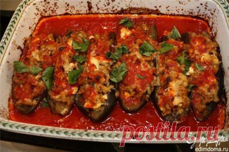 Как приготовить баклажаны, фаршированные рисом рецепт блюда с фото