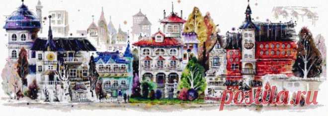 Вышивка "Four seasons" | Скачать схему бесплатно на сайте Stitchart.net