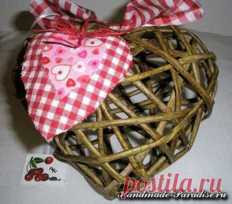 Валентинки из газетных трубочек - Handmade-Paradise