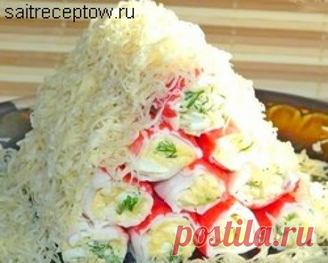 Закуска из крабовых палочек | Сайт рецептов
