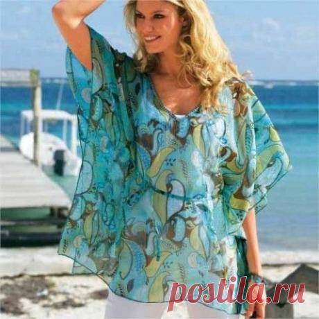 Туника из шифона - супер просто | Искусница
