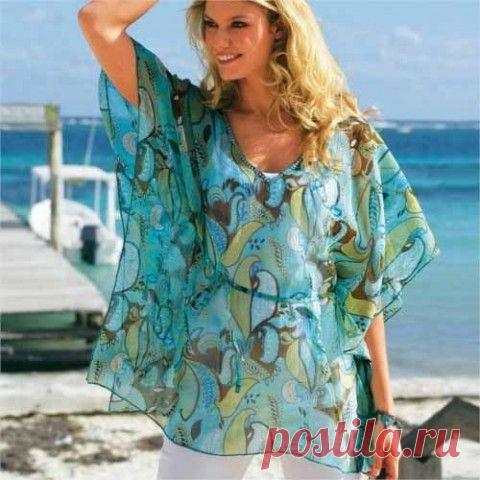 Туника из шифона - супер просто | Искусница
