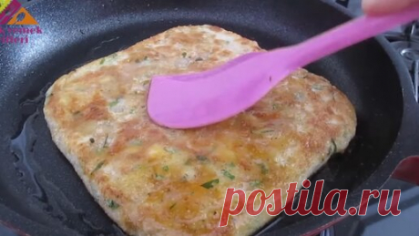 Вкус Востока | Мука+Вода и Зелень!!! ВКУСНЕЕ ВСЯКИХ ЧЕБУРЕКОВ‼Потрясающее лепёшки с зеленью !