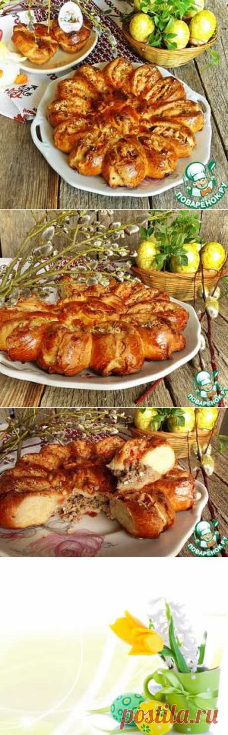 Пасхальный пирог с мясом - кулинарный рецепт