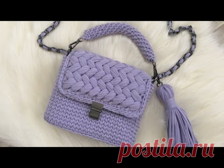 Yarım Fıstık Çanta Yapımı (T-Shirt Yarn Bag Making) - YouTube