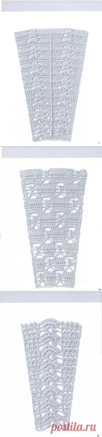 Схемы из японского (китайского?) журнала ч. 1 / Вязание крючком / Женская одежда крючком. Схемы.