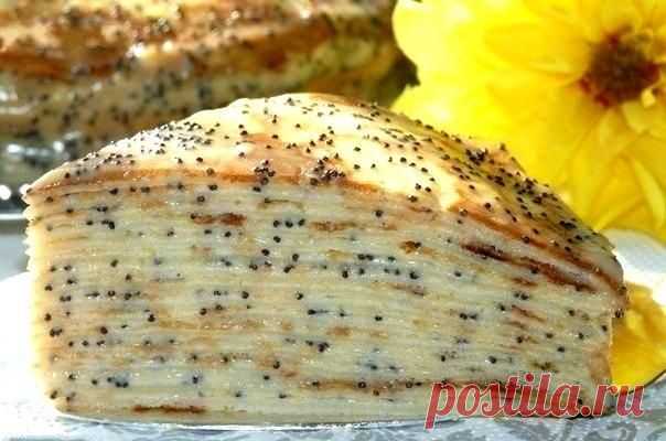 Блинный торт МАКОВКА