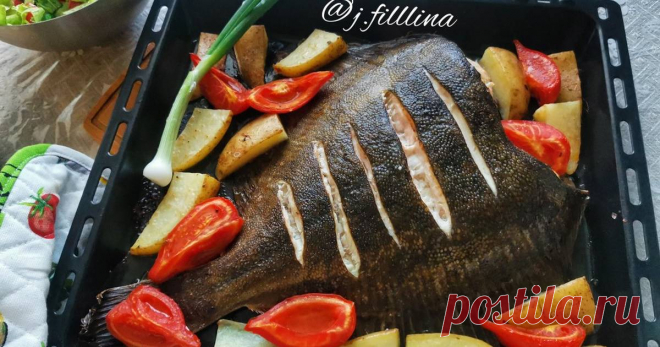 Камбала в духовке - пошаговый рецепт с фото. Автор рецепта Юлия @j.filllina✈ . Камбала в духовке - пошаговый рецепт с фото.