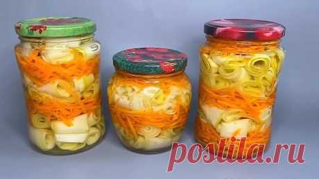 Хрустящие маринованные кабачки с морковью! Зимой открыли баночку и АХНУЛИ!
