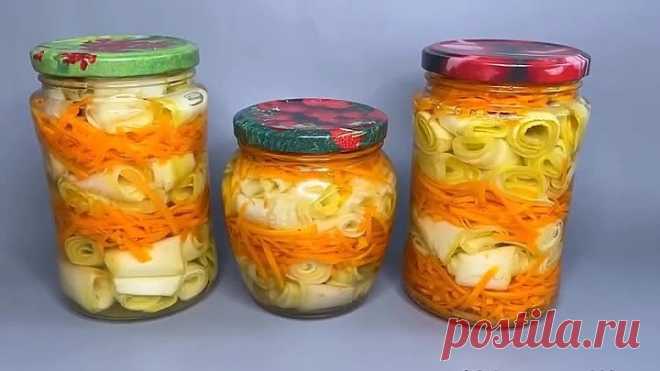 Хрустящие маринованные кабачки с морковью! Зимой открыли баночку и АХНУЛИ!