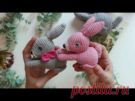 ЗАЙКА СТЕПКА. Символ 2023 года! Кролик крючком (игрушка амигуруми)